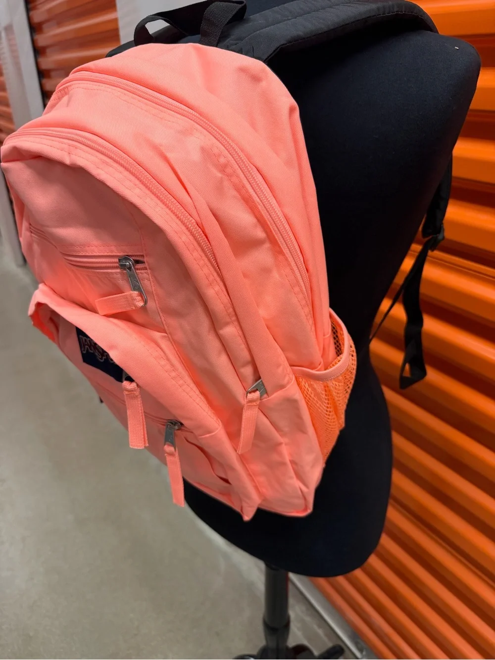 New Jansport Big Student Coral-Peach Everyday Backpack